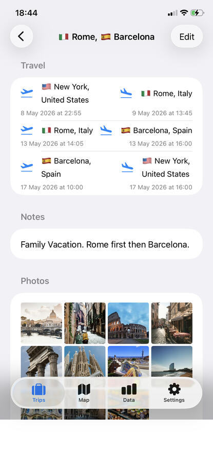 Trip Details Trip Details